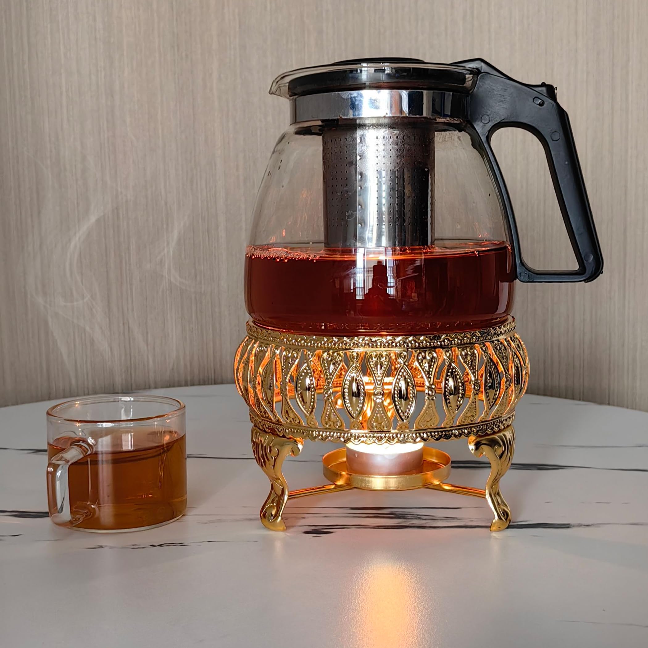 Amazon.co.jp: ティーポットウォーマースタンド、ティーポット